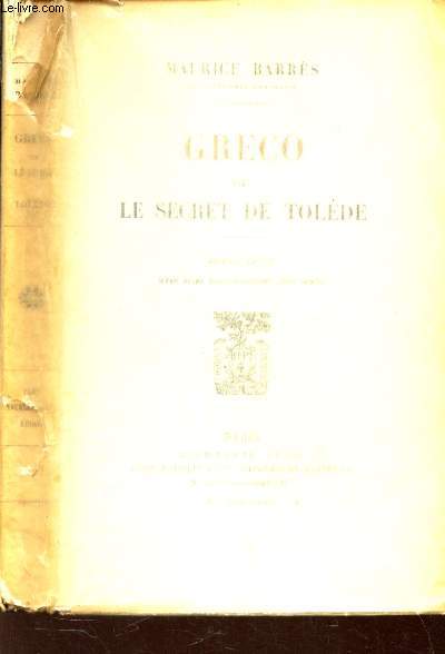 GRECO OU LE SECRET DE TOLEDE / NOUVELLE EDITION.