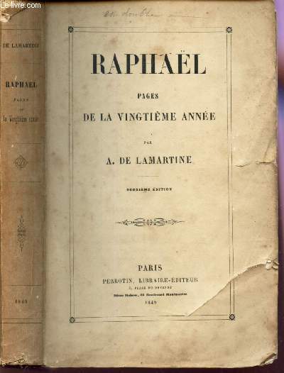 RAPHAEL - PAGES DE LA VINGTIEME ANNEE / 2e EDITION.