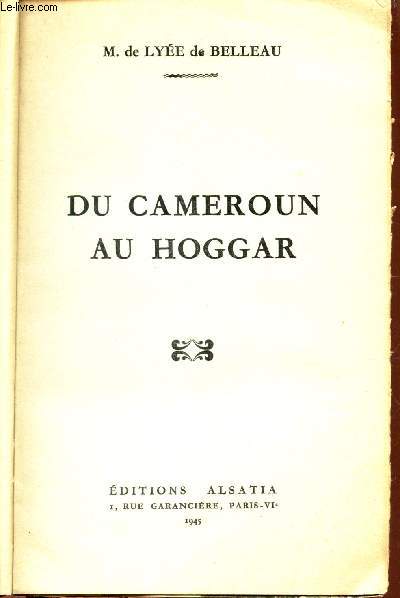 DU CAMEROUN AU HOGGAR