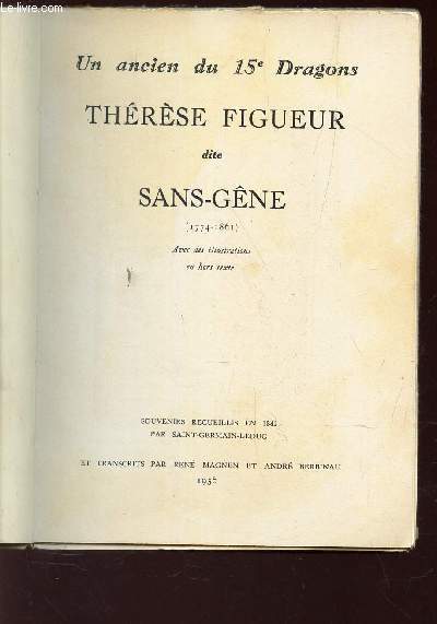 THERESE FIGUEUR dute SANS-GENE -