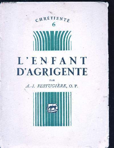 L'ENFANT D'AGRIGENTE / VOLUME 6 DE 