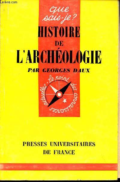 HISTOIRE DE L'ARCHEOLOGIE