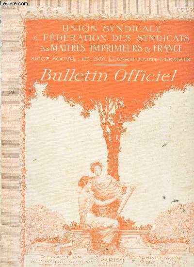 BULLETIN OFFICIEL / MAI 1923