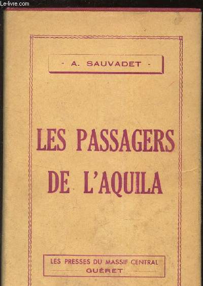 LES PASSAGERS DE L'AQUILA.