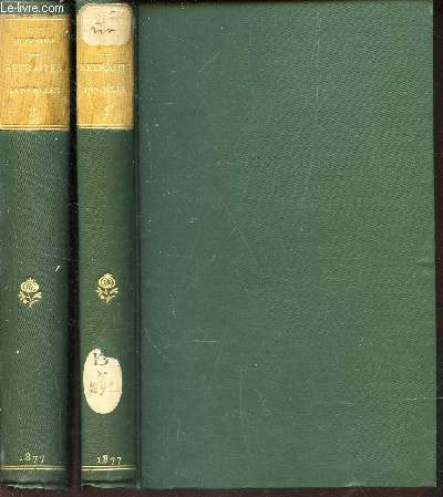 JOURNAL DE SES RETRAITES ANNUELLES - EN 2 VOLUMES - TOMES 1 + 2 / DE 1860  1870 / 3eme EDITION.