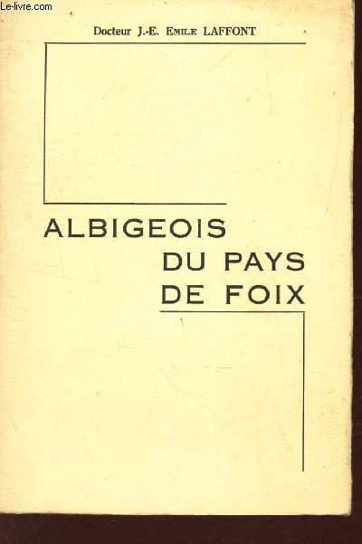 ALIGEOIS DU PAYS DE FOIX