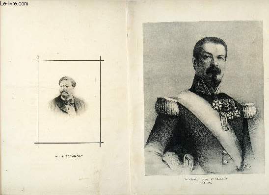 2 GRAVURES (PORTRAITS) DU GENERAL DELMAS DE GRAMMONT (1796-1862).