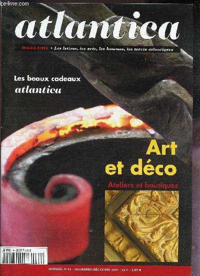 ATLANTICA - N94 - nov-decembre 2001 / ART ET DECO / Les beaux cadeaux Atlantica etc..