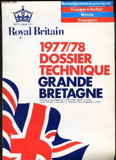 1977/78 DOSSIER TECHNIQUE : GRANDE BRETAGNE