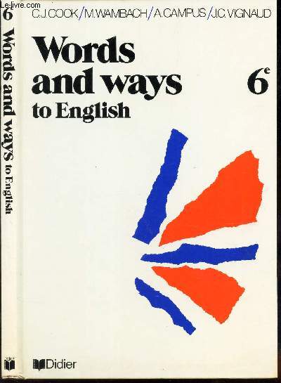 WORDS AND WAYS TO ENGLISH - 6e. / SPECIMEN.