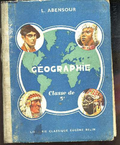 GEOGRAPHIE - PREMIERE ANNEE DES EPS (programmes de 1938).