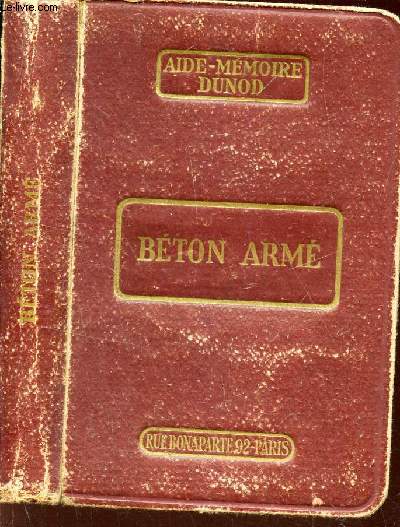 BETON ARME / AIDE-MEMOIRE DUNOD