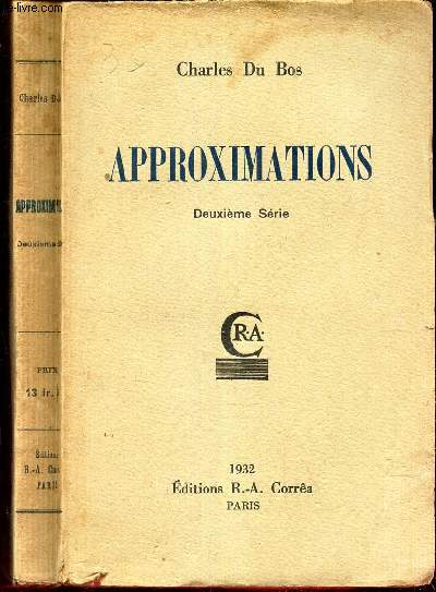 APPROXIMATIONS