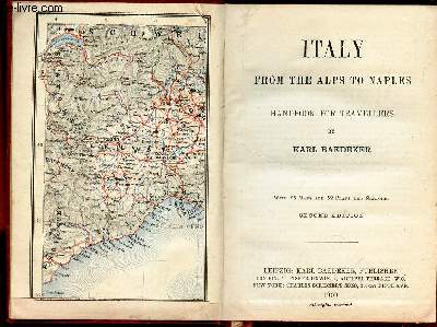 ITALY - FROM THE ALPS TO NAPLES - HANDBOOK FOR TRAVELLERS