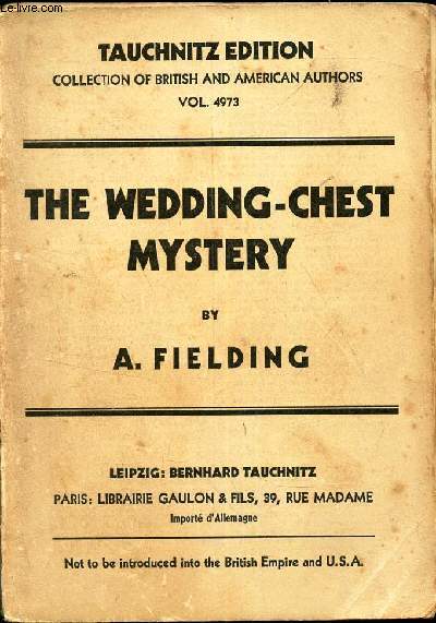 THE WEDDING-CHEST MYSTERY