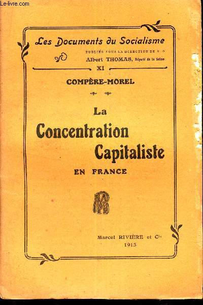 LA CONCENTRATION CAPITALISTE EN FRANCE / N11  DE 