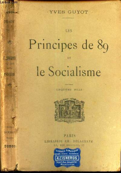 PRINCIPES DE 89 ET LE SOCIALISME.