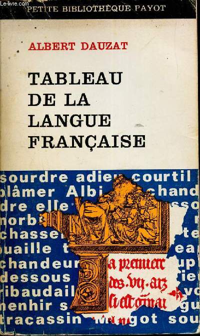 TABLEAU DE LA LANGUE FRANCAISE