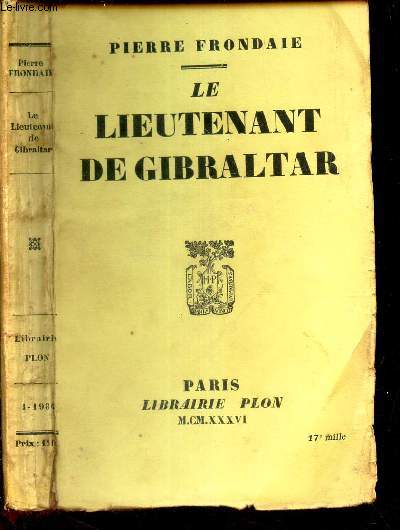 LIEUTENANT DE GIBRALTAR