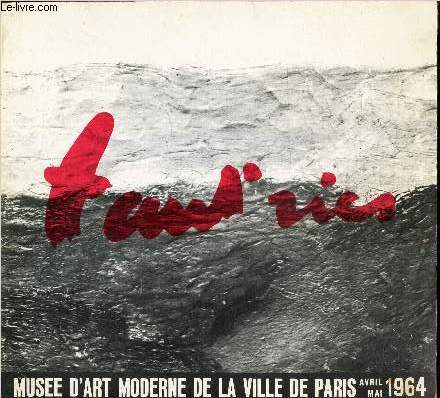 JEAN FRAUTIER - RETROSPECTIVE - CATALOGUE D'EXPOSITION AU MUSEE D'ART MODERNE DE AL VILLE DE PARIS - AVRIL-MAI 1964