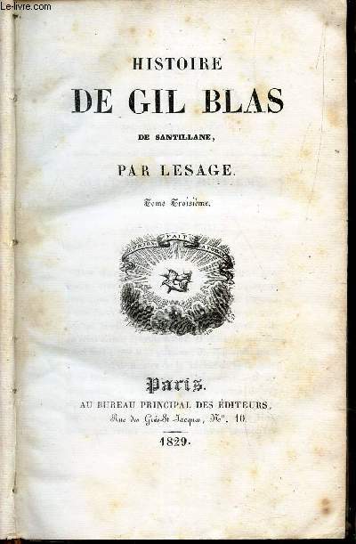 HISTOIRE DE GIL BLAS -