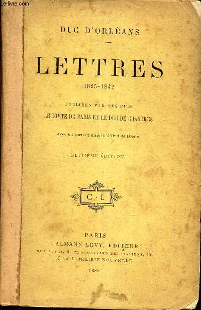 LETTRES - 1825-1842