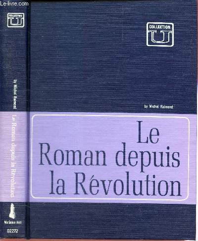 LE ROMAN DEPUIS LA REVOLUTION. TOME I.