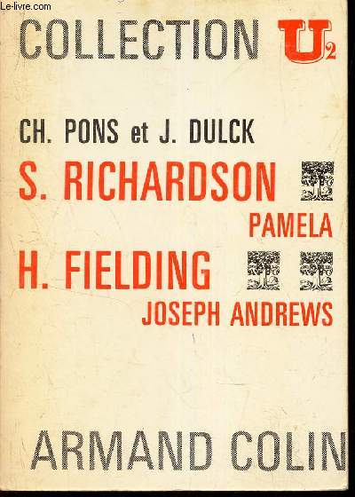 S. RICHARDSON PAMELA - H. FIELDING - JOSEPH ANDREWS.