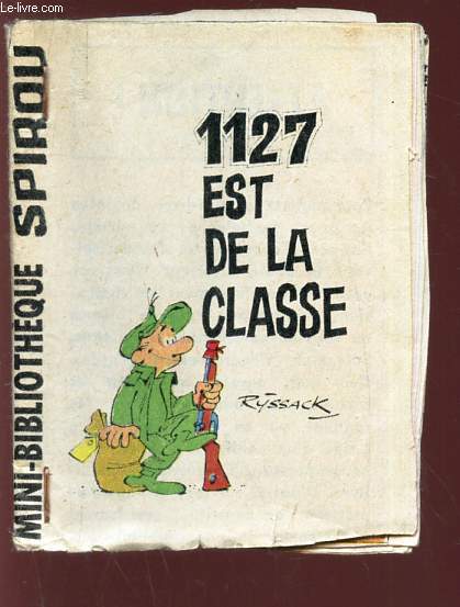 1127 EST DE LA CLASSE - N351 / MINI-BIBLIOTHEQUE SPIROU.