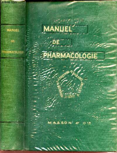 MANUEL DE PHARMACOLOGIE