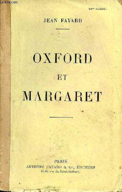 Oxford et Margaret