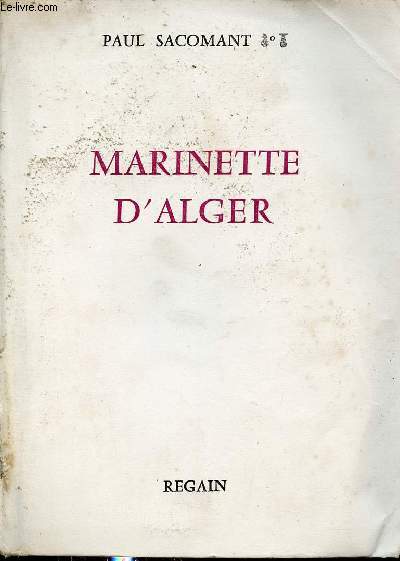 Marinette d'Alger.