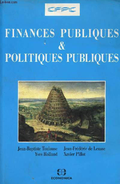 Finances publiques & politiques publiques.