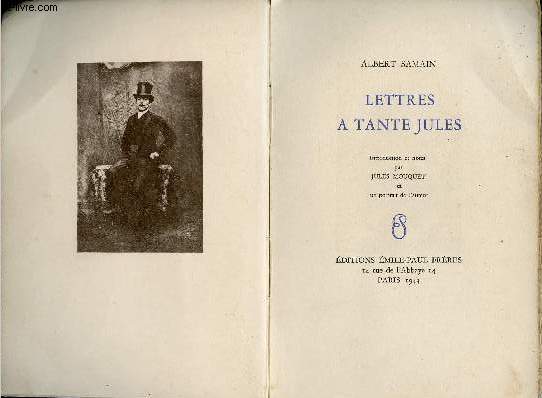 Lettres  Tante Jules.