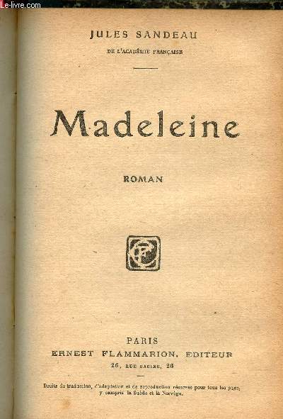 Madeleine - Roman.