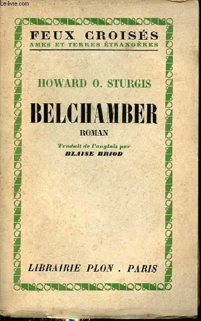 Belchamber - Roman - Collection feux croiss mes et terres trangres.