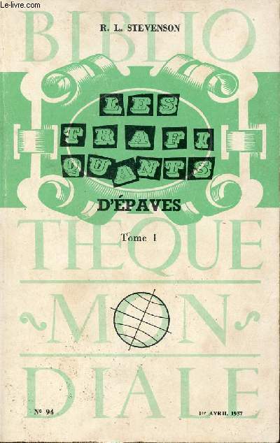 Les trafiquants d'paves - Tome 1 - Collection Bibliothque Mondiale n94.