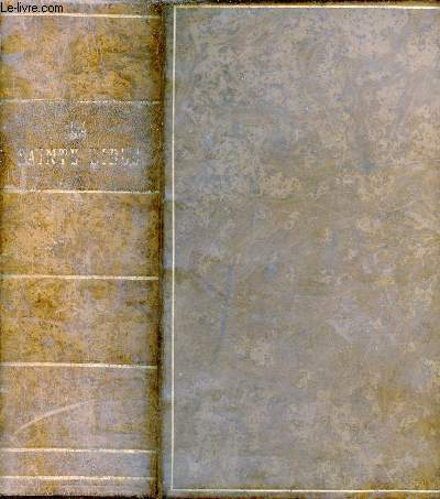 La Sainte Bible ou l'ancien et le nouveau testament - Edition strotype d'aprs la version par J.-F.Ostervald publie par la socit biblique protestante de Paris 1823 + Livres apocryphes.