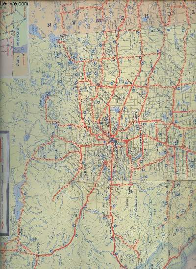 Une carte en couleur dpliante Alberta Canada North star highway map 1960 - North star oil limited - carte d'environ 45 x 60 cm .