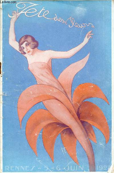 Programme Fte des fleurs Rennes 5-6 juin 1927.