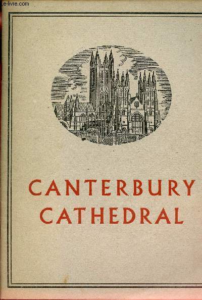 Canterbury cathedral a book of pictures.