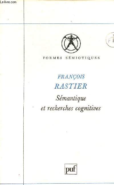 Smantique et recherches cognitives - Collection Formes Smiotiques.