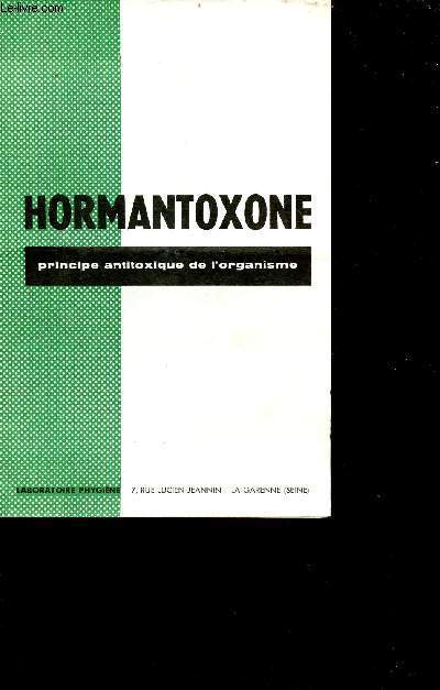 Plaquette : Hormantoxone principe antitoxique de l'organisme - Laboratoire Phygine.