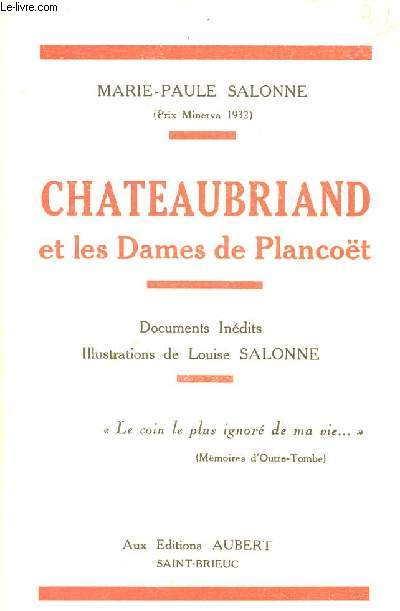 Chateaubriand et les Dames de Plancot - Documents indits + envoi de l'auteur.