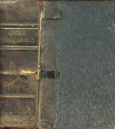 Codex iuris canonici Pii X pontificis Maximi iussu digestus Benedicti Papae XV auctoritate promulgatus.