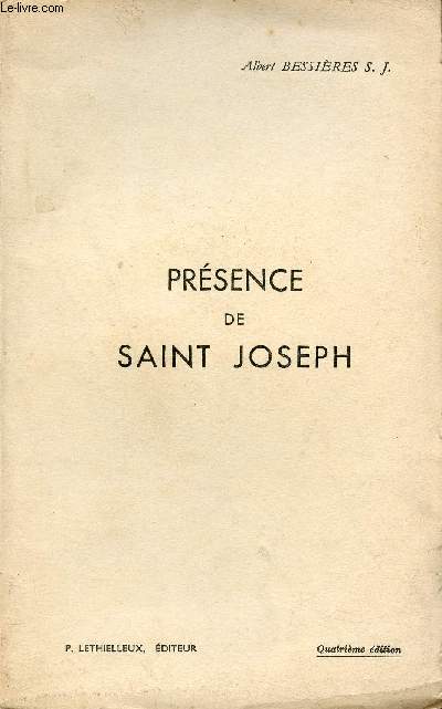 Prsence de Saint Joseph - 4e dition.