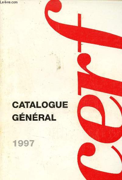Catalogue gnral Cerf 1997 - Cerf revues et magazines.