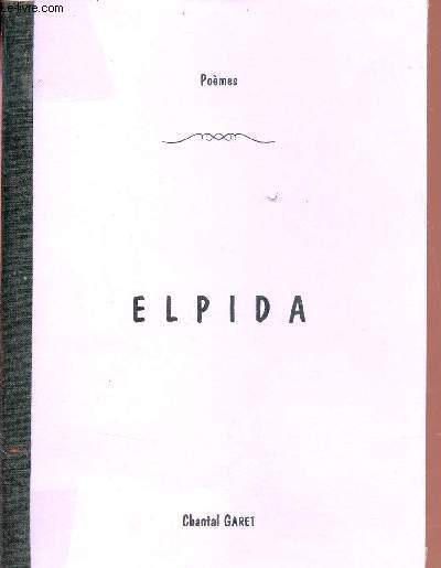 Elpida - Pomes + envoi de l'auteur.