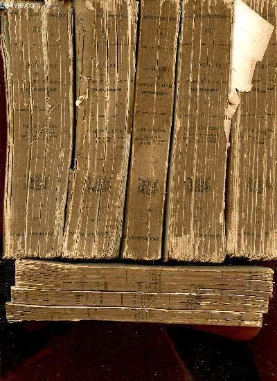 Sainte Bible contenant l'ancien et le nouveau testament avec une traduction franaise en forme de paraphrase et le commentaires de Mnochius de la compagnie de Jsus - En 8 tomes - Tomes 1  8.