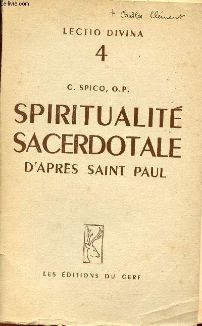 Spiritualit sacerdotale d'aprs Saint Paul - Lectio Divina 4.